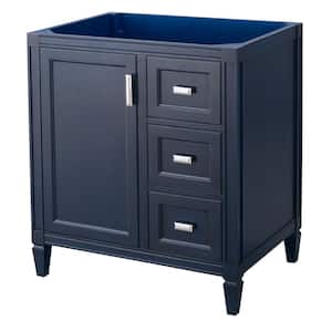 Channing 30 in. W x 21 1/2 in. D Bath Vanity Cabinet Only in Royal Blue