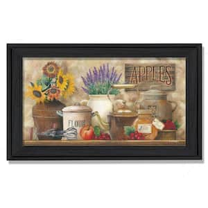 Antique Kitchen by Unknown 1 Piece Framed Graphic Print Typography Art Print 20 in. x 11 in. .