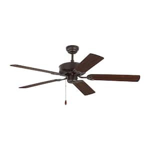 Haven 52 in. Indoor Bronze Ceiling Fan with Dual Finished Blades