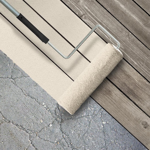 1 gal. #HDC-NT-03 Chenille Spread Textured Low-Lustre Enamel Interior/Exterior Porch and Patio Anti-Slip Floor Paint