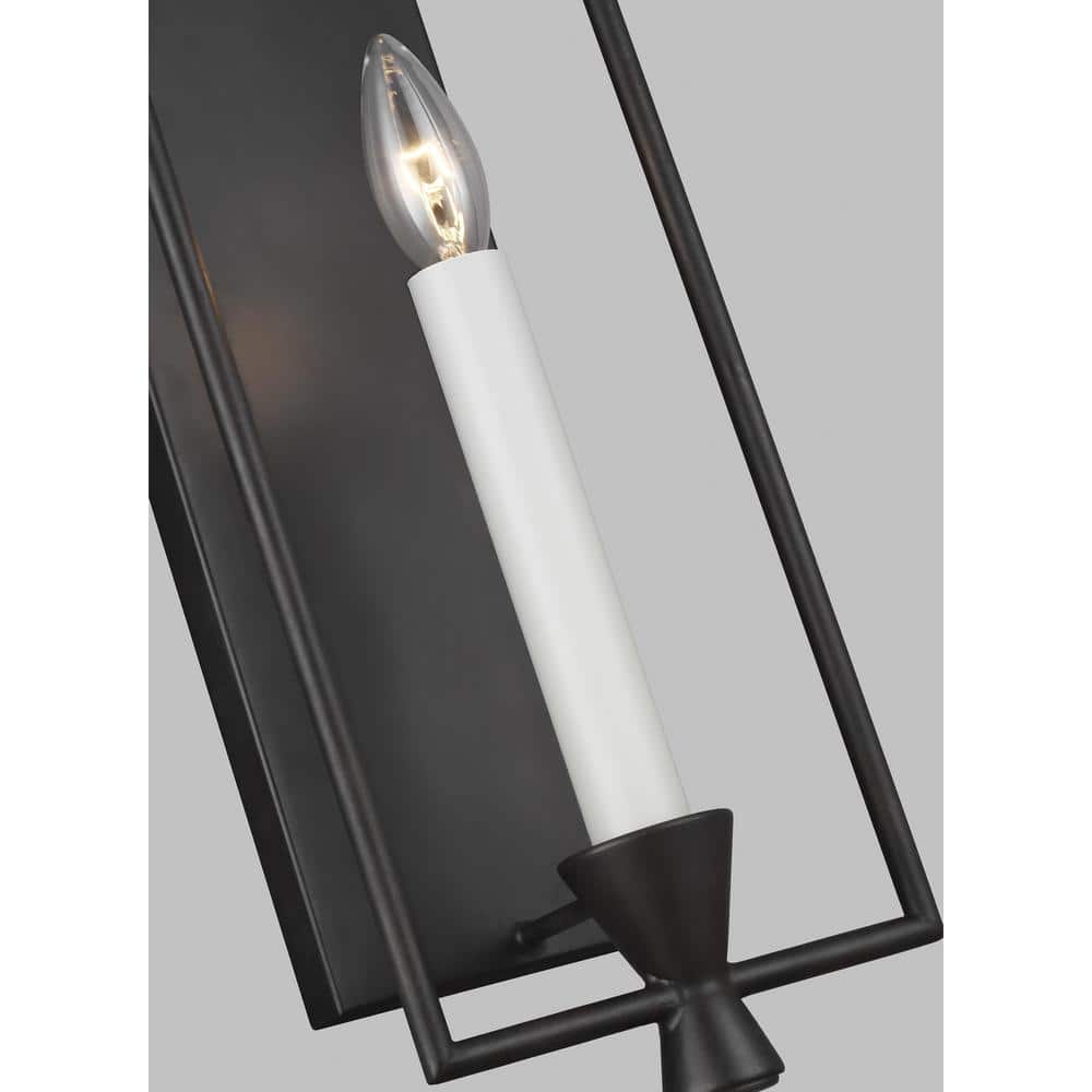 Keystone Aged Iron 1-Light Wall Sconce with Rustic Charm