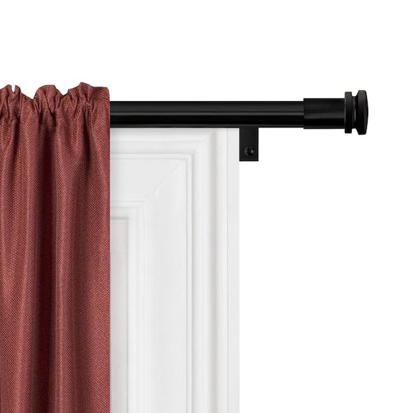 Zenna Home 48 In Single Curtain Rod, 48 Inch Curtains