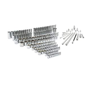 1/4 in. x 3/8 in. and 1/2 in. Accessory and Socket Set (219-Piece)