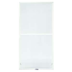 43-7/8 in. x 50-27/32 in. 200 and 400 Series White Aluminum Double-Hung TruScene Window Screen