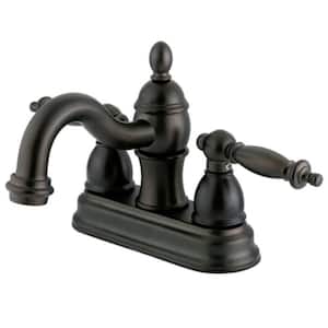 Templeton 4 in. Centerset 2-Handle Bathroom Faucet in Oil Rubbed Bronze