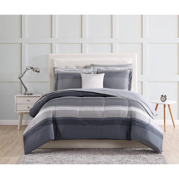 Carlyle 9 Piece Grey Twin Xl Bed, Grey Twin Xl Bed Set