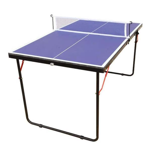Indoor/Outdoor Foldable Mobile Table Tennis Table CUU43327489 - The Home  Depot