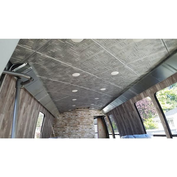 Country Wheat Plain White 1.6 ft. x 1.6 ft. Glue Up Foam Ceiling Tile (768 sq. ft. /Case)