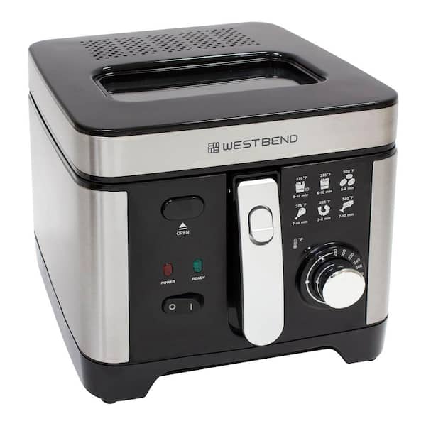 2500W Deep Fryer with Basket, 6.3Qt Stainless Steel Electric Deep