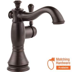Cassidy Single Hole Single-Handle Bathroom Faucet with Metal Drain Assembly in Venetian Bronze