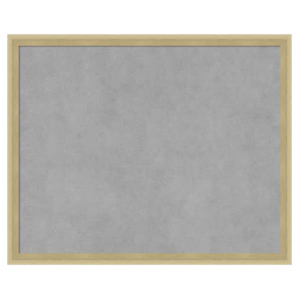 Amanti Art Lucie Champagne 21 in. x 17 in Framed Magnetic Board