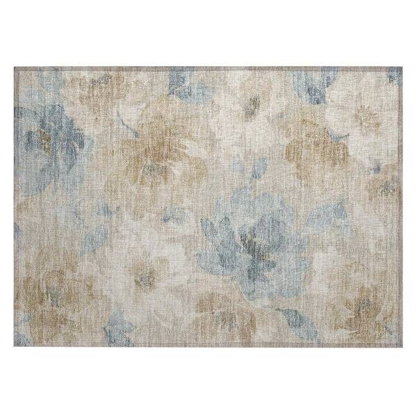 Chantille Machine Washable Indoor/Outdoor Abstract ACN3014 Linen 3 ft. x 4 ft. Area Rug
