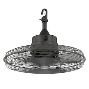 Calthorpe 20 in. Indoor/Outdoor Wet Rated Portable Natural Iron Ceiling Fan