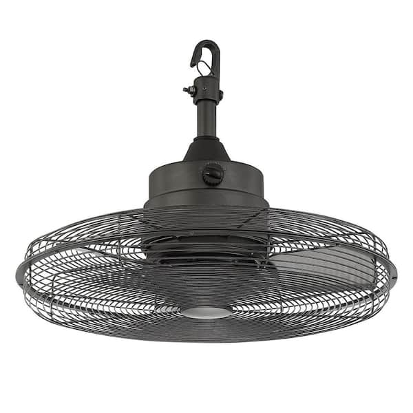 Calthorpe 20 in. Indoor/Outdoor Wet Rated Portable Natural Iron Ceiling Fan