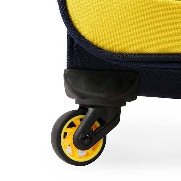 Nautica Helios 2-pcs Softside Luggage Set - Navy/Yellow NT-EV-1200