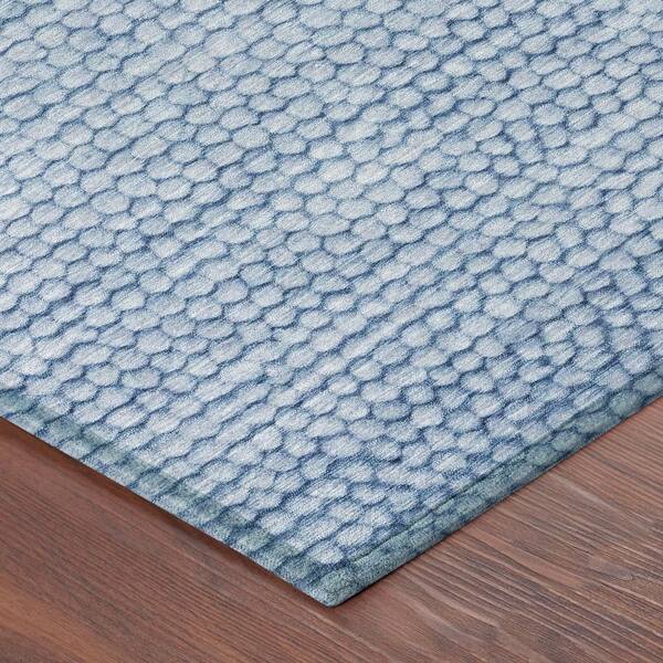 Chantille Machine Washable Indoor/Outdoor Abstract ACN2719 Blue 10 ft. x 14 ft. Area Rug