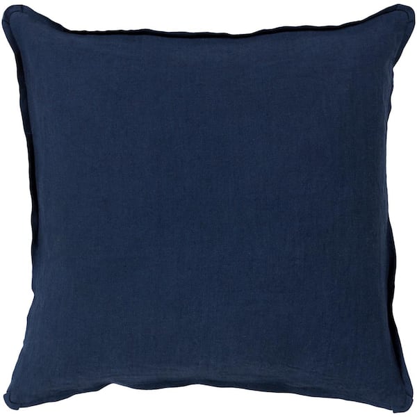 Artistic Weavers Zevgari Navy Solid Polyester 20 in. x 20 in. Throw Pillow