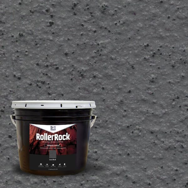 RollerRock 3 gal. Self-Priming Concrete Coating Lava Rock Interior Exterior