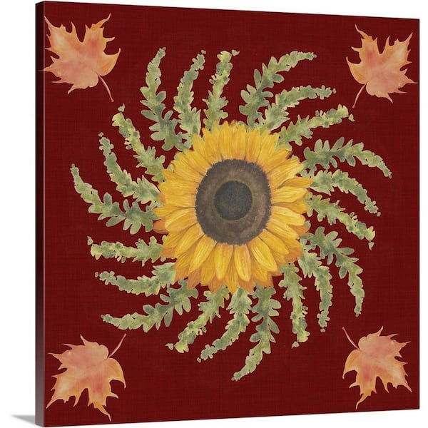 GreatBigCanvas 16 in. x 16 in. Autumn Floral I by Grace Popp Canvas Wall Art
