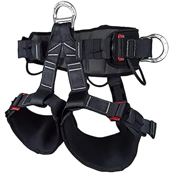 Unbranded 220 lb. Capacity 14.84 x 11.22 x 5.94 Inches Polyester Half Body Tree Climbing Safety Harness Adjustable Thickness Wide