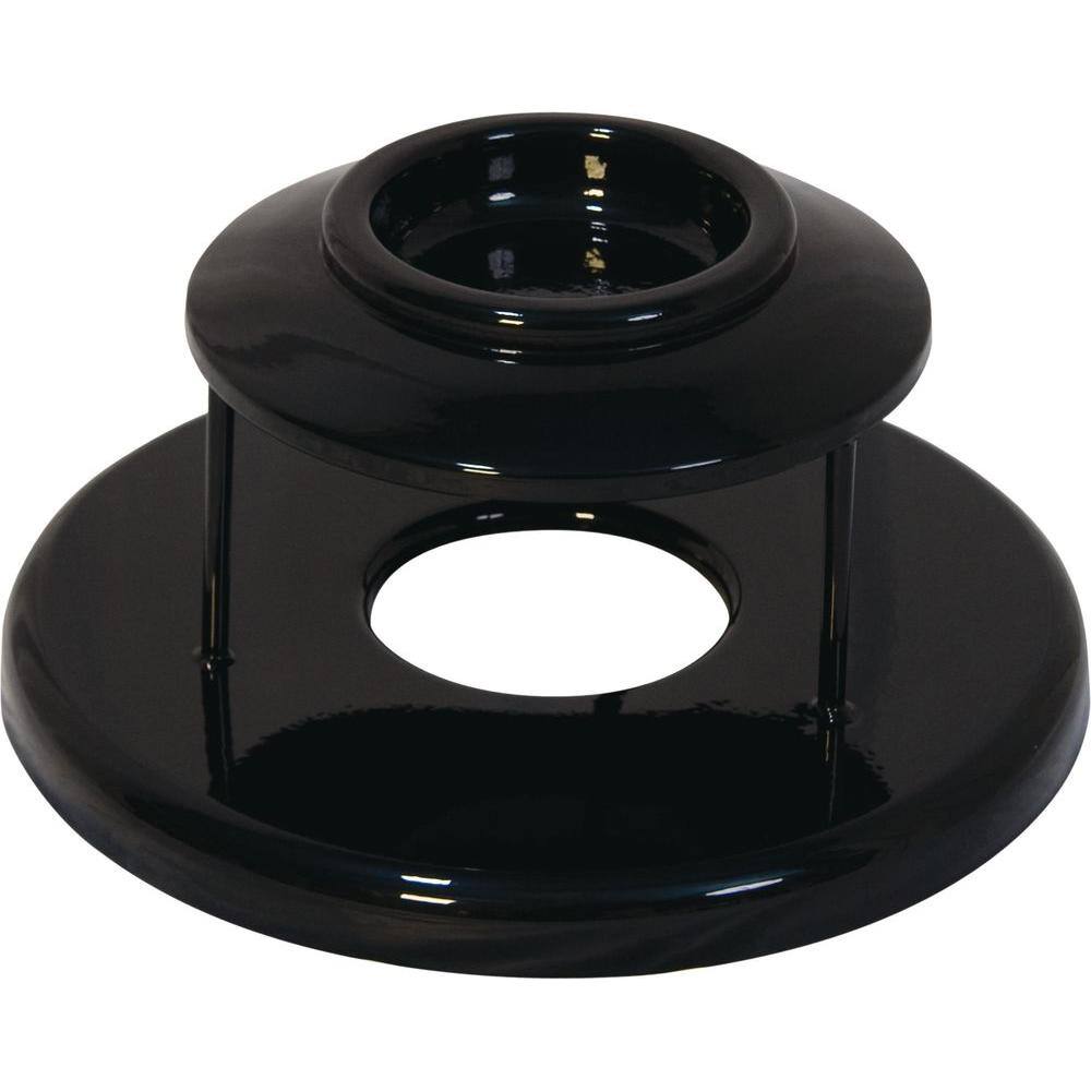 32 Gal. Black Commercial Park Ash Urn Receptacle Lid