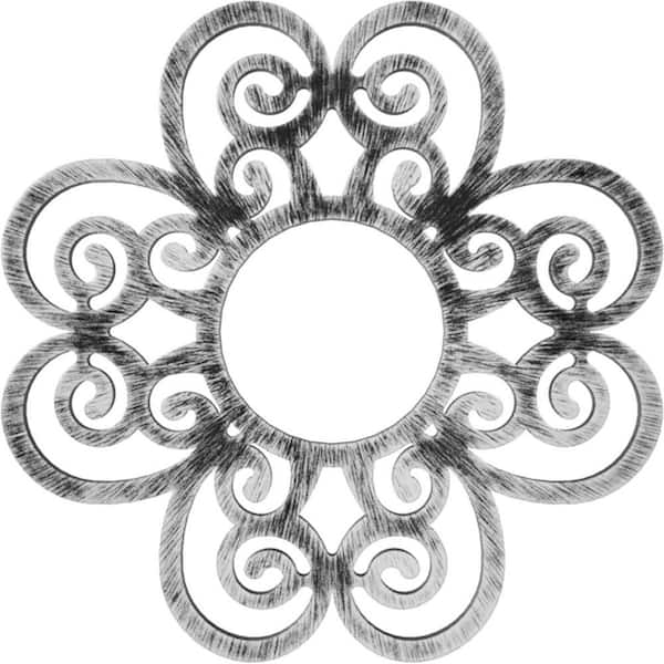 Ekena Millwork 36 in. O.D. x 12-1/4 in. I.D. x 1 in. P Cohen Architectural Grade PVC Pierced Ceiling Medallion