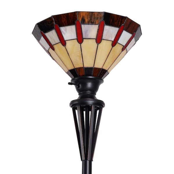 Kenroy Home Harmond 71.5 in. Gray 1-Light Torchiere Floor