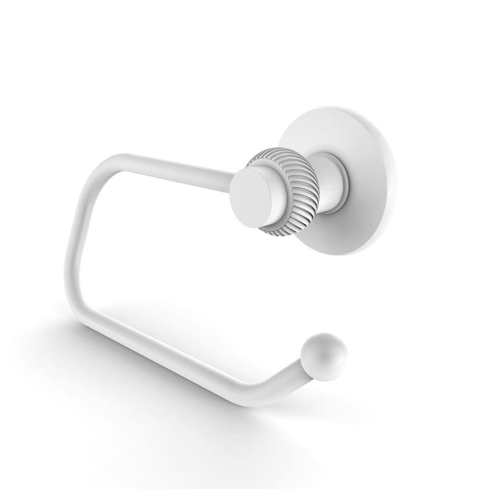 Mercury Wall Mounted Toilet Paper Holder in Matte White with Twisted Accents price history on PriceWatchPro