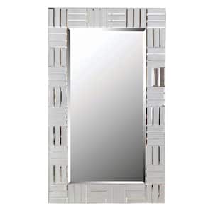 Large Rectangle Glass Finish Beveled Glass Casual Mirror (44 in. H x 28 in. W)