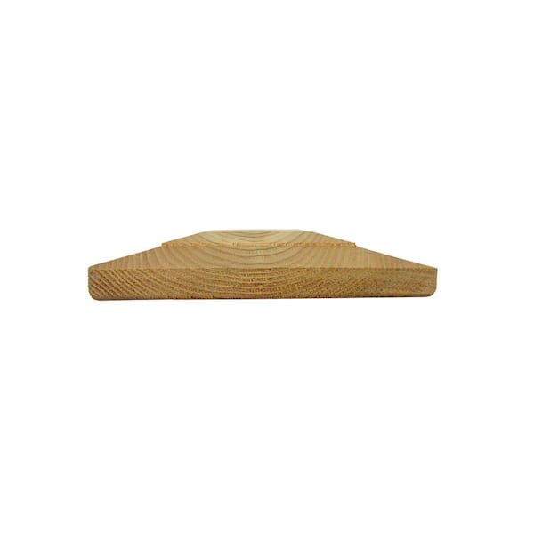 5 in. x 5 in. 15 Flat Top Cedar Post Cap