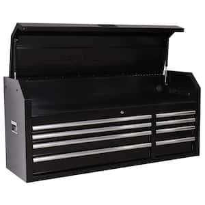 Modular 52 in. 8-Drawer Black Top Tool Chest