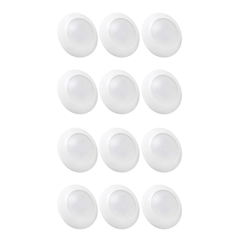 Banord 7.2 in. White Integrated LED Recessed Lighting Ceiling Flush ...