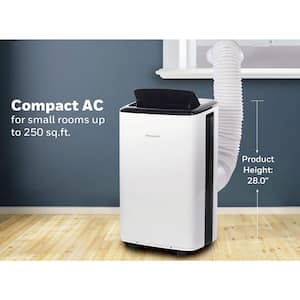 5,500 BTU Portable Air Conditioner HF8CESVWK5 Cools 350 Sq. Ft. with Dehumidifier and Wi-Fi in White