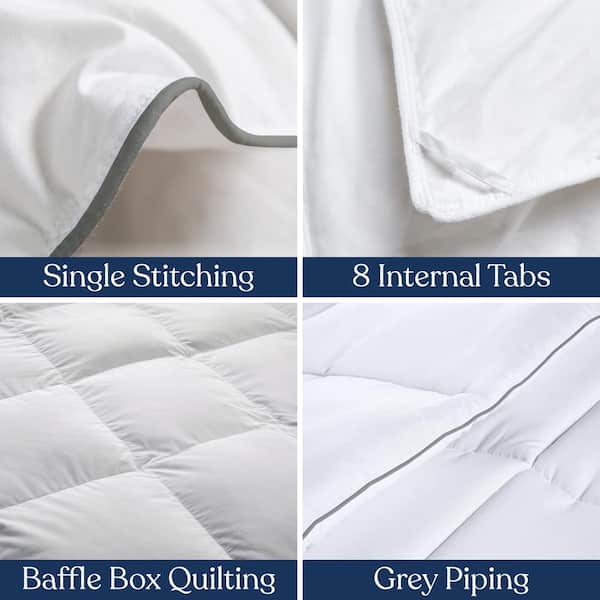 250 GSM Quilted Duvet Insert with Corner Tabs - All Season