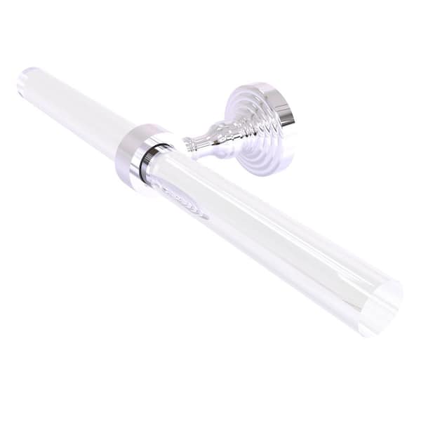 Allied Brass Pacific Grove Collection 13 in. Wall Mounted 2-Arm Guest Towel Holder in Polished Chrome