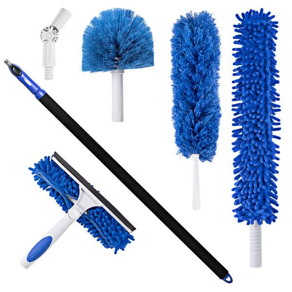 Helping Hand Microfiber Duster Complete Cleaning Bundle With Window Cleaner Fq65120 Ec The Home Depot Helping Hand Microfiber Duster Complete, Ceiling Fan Duster Home Depot