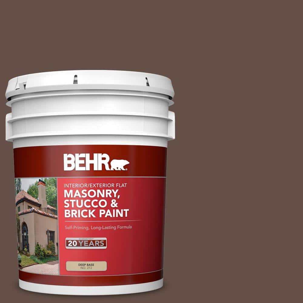5 gal. #BXC-79 Center Earth Flat Interior/Exterior Masonry, Stucco and Bric