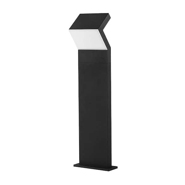 32 in. 100-Volt to 277-Volt Hardwired Black Outdoor ETL Certified Integrated LED Bollard Light 17-Watt IP66