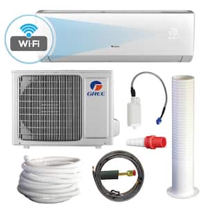 Livo 9,000 BTU 3/4 Ton 16 SEER Smart Home Wi-Fi Ductless Mini Split Air Conditioner with Inverter, Heat Pump - 115V/60Hz