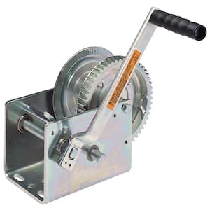 DL-Series 2-Speed Horizontal Pulling Winch with Ratchet DL2500A - 9.5 in. Handle, 2500 lb.