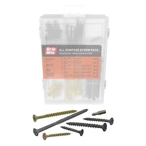 Assorted Indoor Use Screw Pack 180 per Box