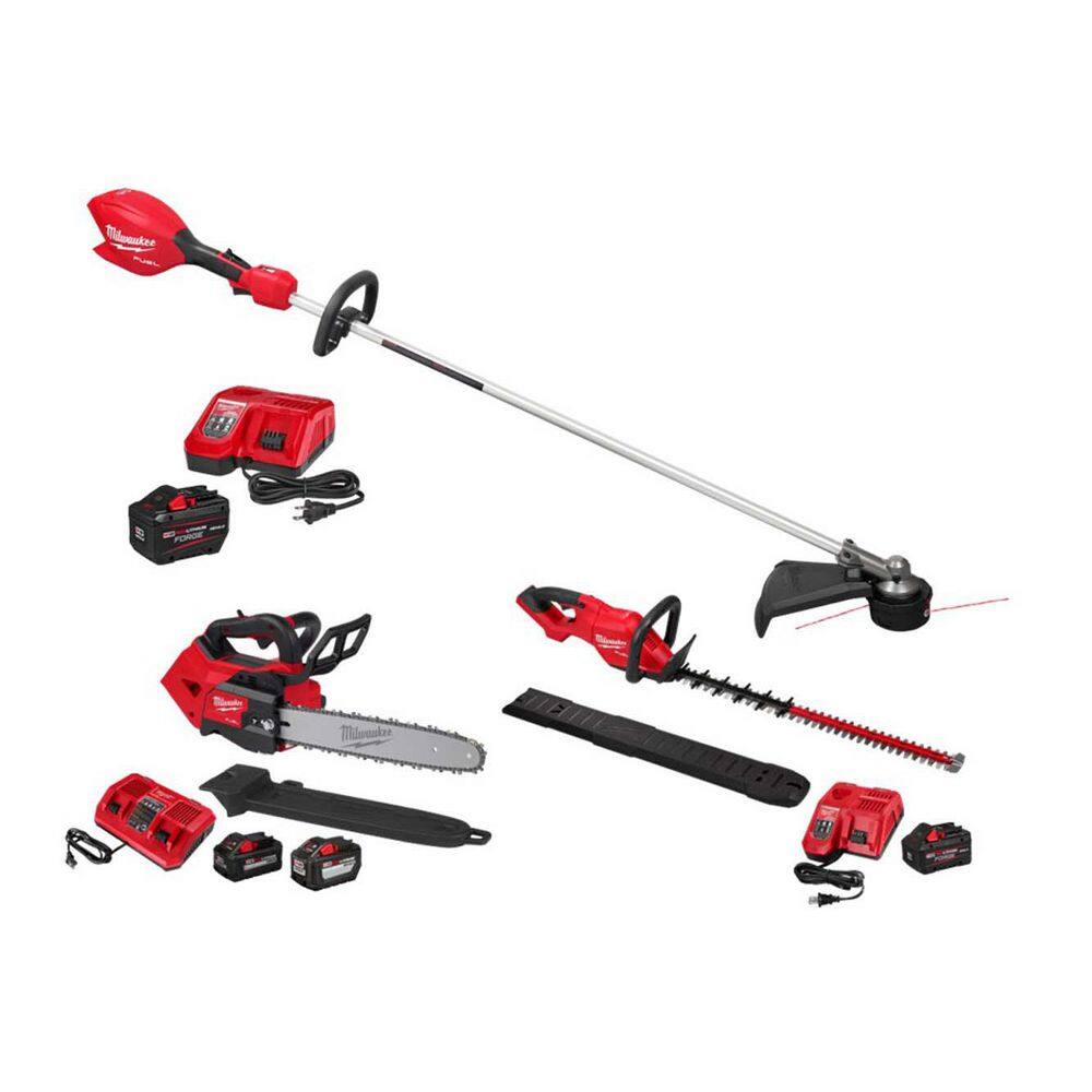 M18 FUEL 18V 16 in. Brushless Cordless Straight Shaft String Trimmer Kit w/ M18 Hedge Trimmer, M18 Top Handle Chainsaw price history on PriceWatchPro