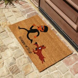 Beware of Dog 18 in. x 30 in. Welcome Mat