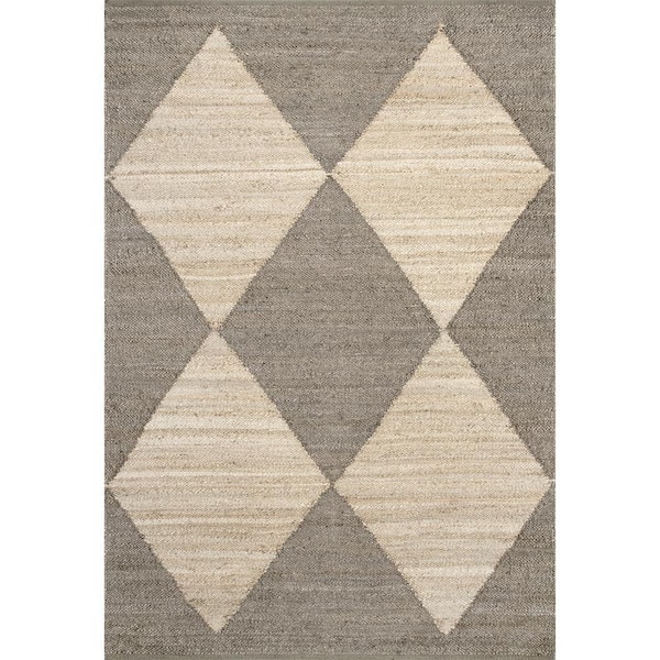 nuLOOM Pandora Diamond Gray 6 ft. x 9 ft. Indoor Area Rug