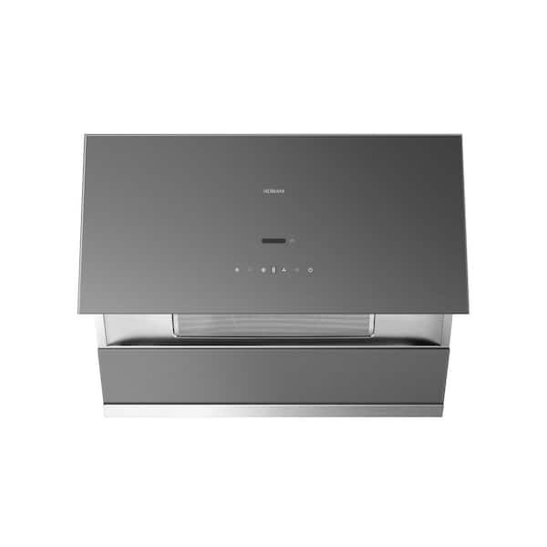 30 in. 1200 CFM Ducted Under Cabinet Range Hood with Auto Airflow Adjustment and Smart Gesture Control in Grey