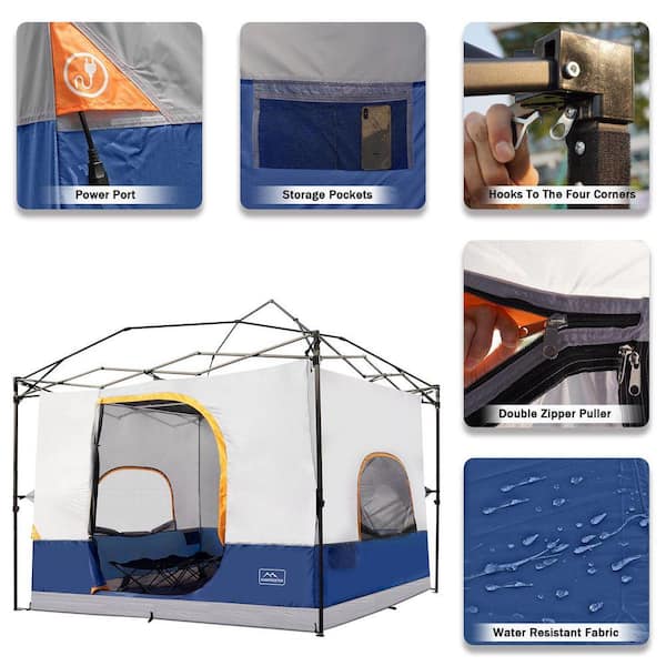 Camping Navy Blue Inner Tent for 10 ft. x 10 ft. Canopy (TOP and
