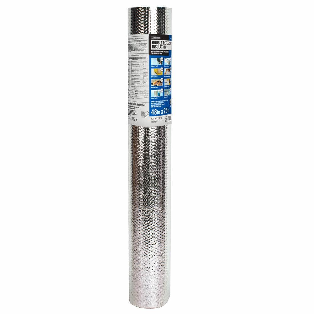 48 in. x 25 ft. Double Reflective Insulation Radiant Barrier (2-Pack) price history on PriceWatchPro