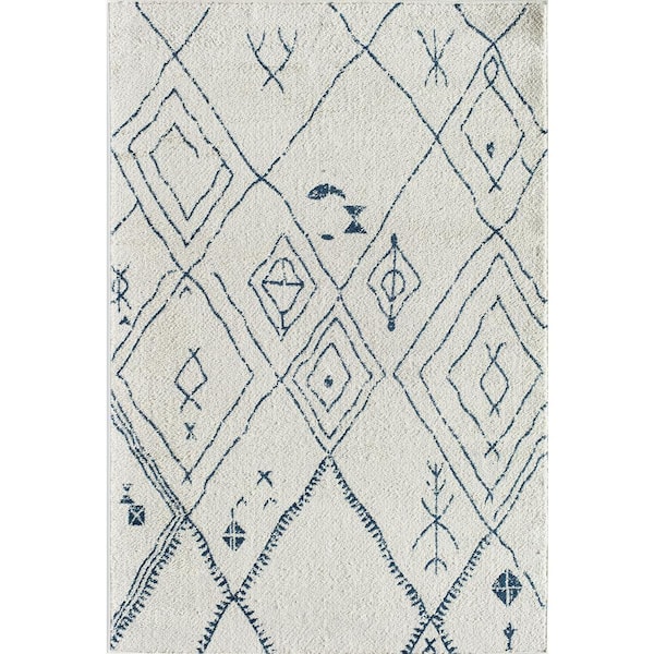 Gabriel Etched Diamond 2'6"x8' Transitional Area Rug