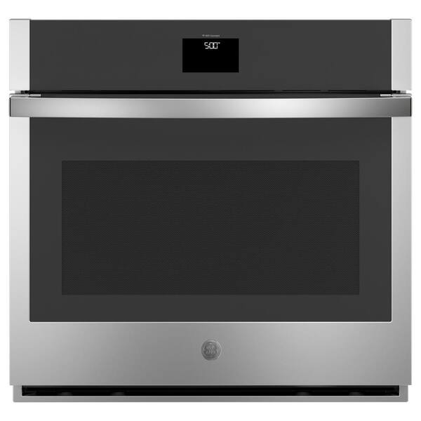 GE 30 in. Single Smart Convection Wall Oven with No-Preheat Air Fry in ...