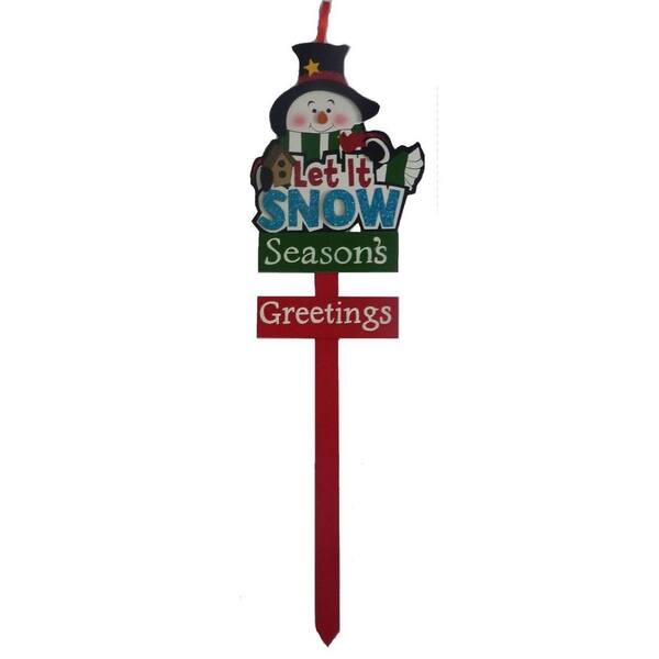 Home Accents Holiday 36 in. Christmas Yard Stake (Assorted Styles-4)